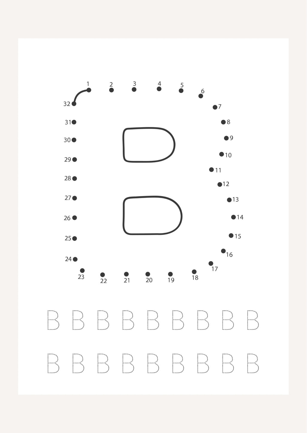 CUADERNO ABC | Une los puntos y traza