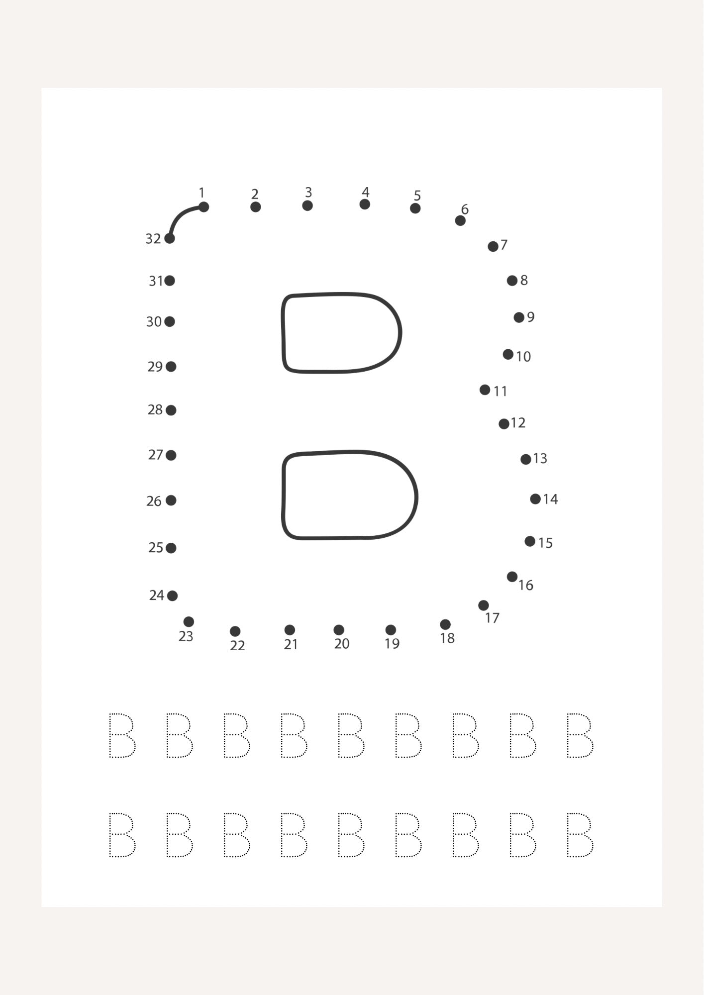 CUADERNO ABC | Une los puntos y traza