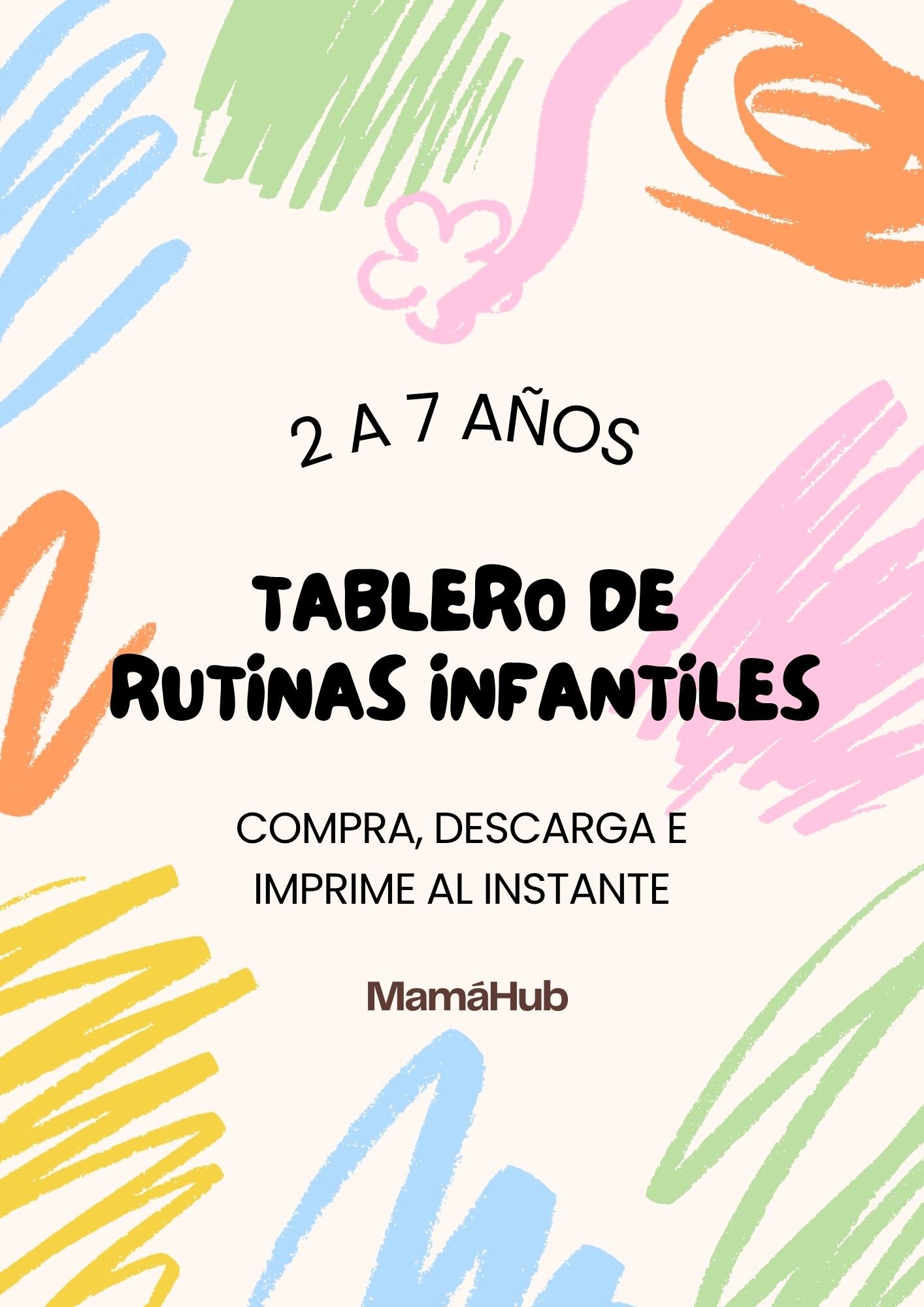 🖨️ TABLERO DE RUTINAS INFANTILES | Listo para imprimir ( 2 a 7 años)